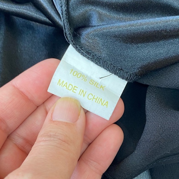 Jora Collection Silk Beaded Spaghetti Strap Formal Dress - Picture 12 of 16